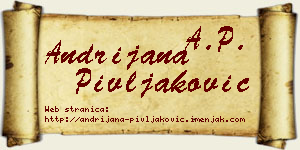 Andrijana Pivljaković vizit kartica